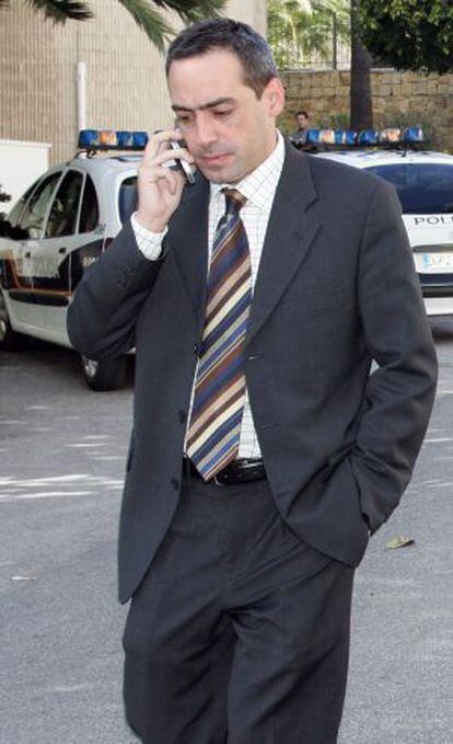 El juez Francisco Javier de Urquía, en los juzgados de Marbella.