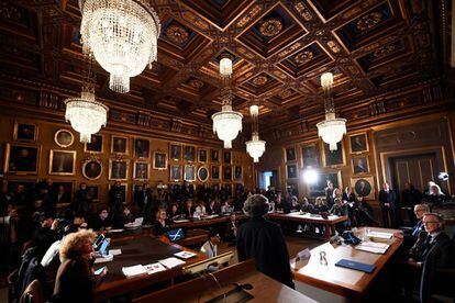 Una imagen del Cómite del Nobel en Estocolmo.