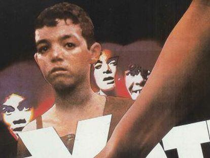 Cartel promocional de la película 'Pixote, la ley del más débil'