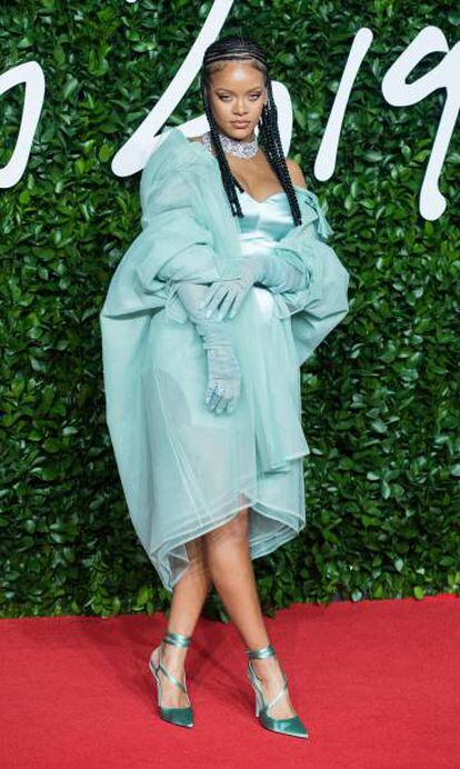 Rihanna, en los Premios de la Moda, en Londres, el 2 de diciembre.