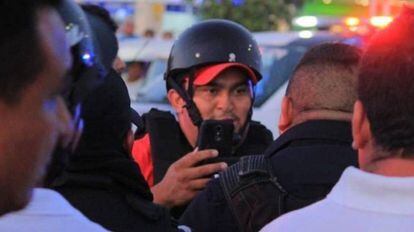 El periodista asesinado Francisco Romero.