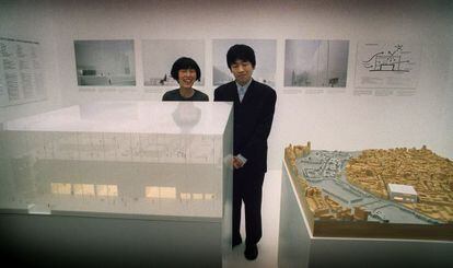 Kazuyo Sejima y Ryue Nishizawa presentaron el proyecto de ampliación del IVAM en marzo de 2003.