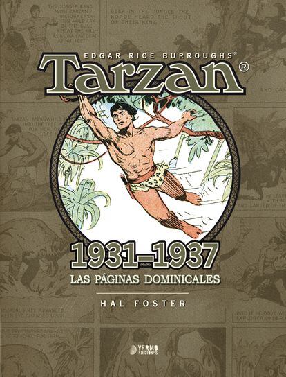 Portada de Tarzán, de Hal Foster, en Yermo.