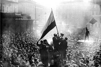 Proclamación de la II República en Madrid el 14 de abril de 1931.