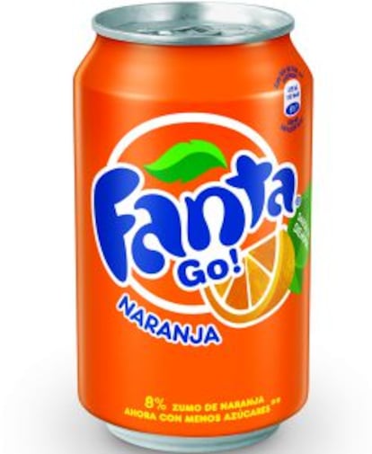 Envase en lata del refresco.