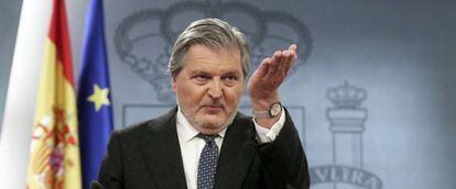 El ministro portavoz del Gobierno, Íñigo Méndez de Vigo.