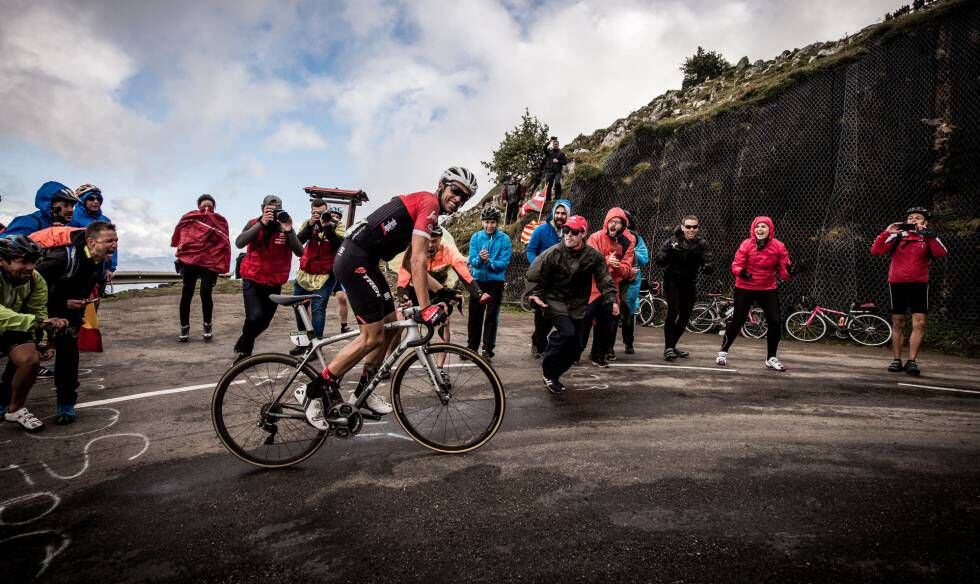 Alberto Contador, en la Vuelta a España de 2017.