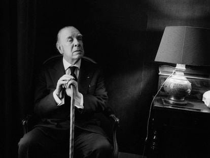 Jorge Luis Borges en 1977.