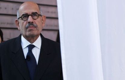 El Baradei antes de una conferencia en Estoril, Portugal, el 6 de mayo de 2011.