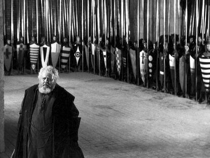 Orson Welles, en 'Campanadas a medianoche'.