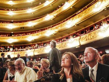 El Liceo el d&iacute;a del estreno de la nueva temporada.