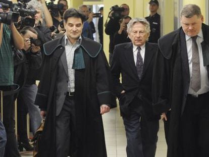 El director Roman Polanski, en los juzgados de Cracovia en febrero de 2015.