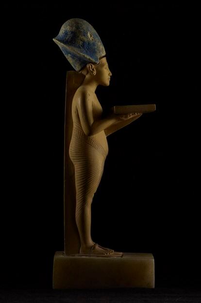 <i>Tutankamón sostenido por una diosa</i>, uno de los objetos que han desaparecido del Museo Egipcio