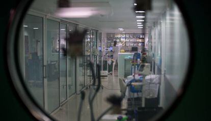 Unitat de trasplantament de medul·la òssia a l'Hospital Infantil de Vall d'Hebron, a Barcelona.