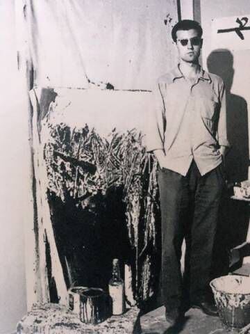 Rafael Canogar, en una imatge dels anys seixanta.