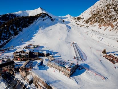 Vista de la estación andorrana de Pal Arinsal, una de las que conforman el nuevo dominio esquiable Grandvalira Resort.
