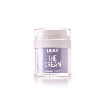 Se llama La Crema, sin complicaciones. Esta hidratante de rostro de la marca mexicana Naked Lab contiene ácido hialurónico y gingko biloba, ideal para pieles estresadas. Precio: 44 euros.