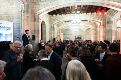 Escritores y editores cierran Sant Jordi en el cóctel de los premios Ortega y Gasset en Barcelona