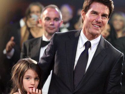 Tom Cruise y su hija Suri, de 6 a&ntilde;os. 
