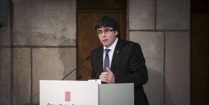 El president Carles Puigdemont.
