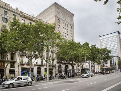 La Torre Mu&ntilde;oz, en el paseo de Gr&agrave;cia de Barcelona.