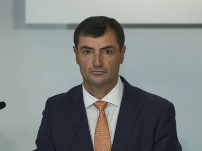 Clemente Fernández, presidente de Abengoa, en la junta de accionistas de la compañía celebrada el pasado 16 de noviembre. 