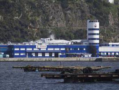 Sede principal en Chapela (Redondela), en la ría de Vigo, de la empresa Pescanova. EFE/Archivo