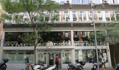 Sede de la empresa Avalmadrid, en la calle de Jorge Juan.