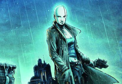 El personaje de Rosa Montero Bruna Husky, dibujado por Alejandro Valdrighi para la versión en cómic de 'Lágrimas en la lluvia'