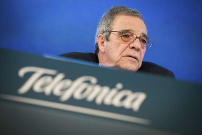 El presidente de Telef&oacute;nica, C&eacute;sar Alierta. 