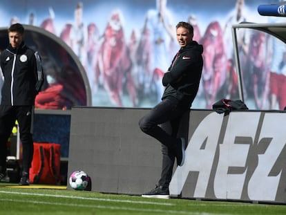 Nagelsmann dirige al Leipzig contra el Stuttgart.