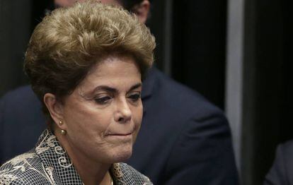Dilma Rousseff demana als senadors que votin en contra de la seva destitució.