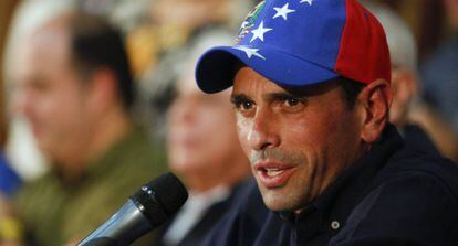 Capriles ha pedido a los venezolanos que se manifiesten.