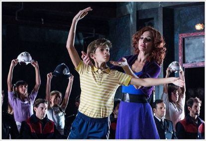 Una escena de Billy Elliot