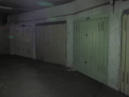 El garaje donde vivía el señor Triñanes.