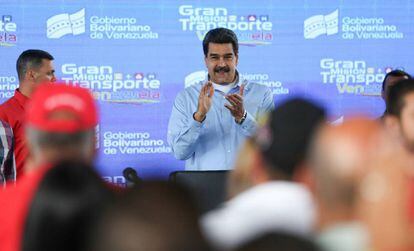Maduro en un acto en Caracas el pasado viernes.