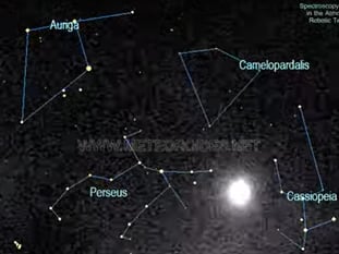 Footage of the fireball captured by several monitoring stations.