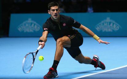 Djokovic, durante su partido contra Berdych.