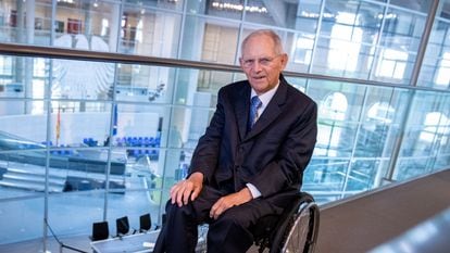 Wolfgang Schäuble, en el Reichstag, Berlín, el 23 de julio de 2021.