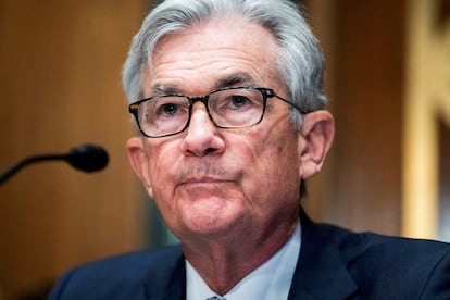 Jerome Powell, durante una comparecencia reciente en el Senado.