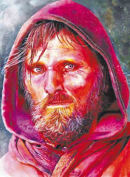 <b>Viggo Mortensen, principal actor de la película 'La carretera', adaptación de la novela de Cormac McCarthy.</b>