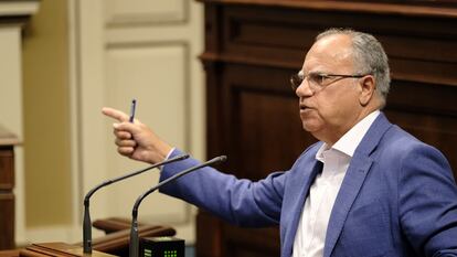 El portavoz del Grupo Parlamentario Agrupación Socialista Gomera (ASG), Casimiro Curbelo
ASG
26/06/2020