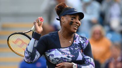 Serena Williams during a match in late June.