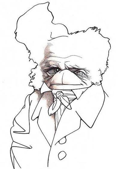 El filósofo Shopenhauer visto por Loredano.