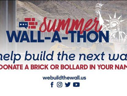 Presentación en Facebook del grupo 'We Build the Wall'. 
