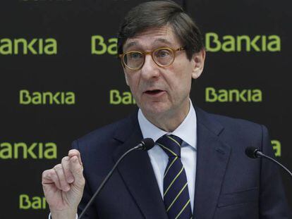 Goirigolzarri: “En Bankia no contemplamos una fusión. La unión con BBVA es una leyenda urbana”