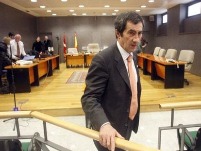 Juan Ramón Ibarra, en una de las sesiones del juicio que se siguió contra él.