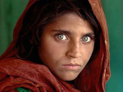 'La niña afgana', portada de 'National Geographic' en junio de 1985.