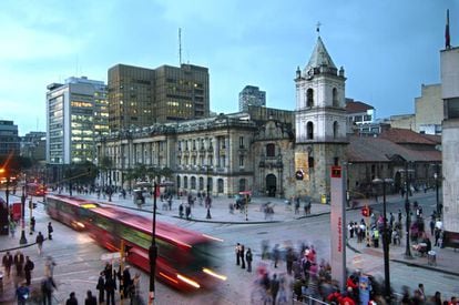 El centro de la ciudad de Bogot&aacute;.