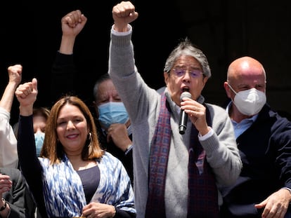 El presidente de Ecuador, Guillermo Lasso, este miércoles en Quito.